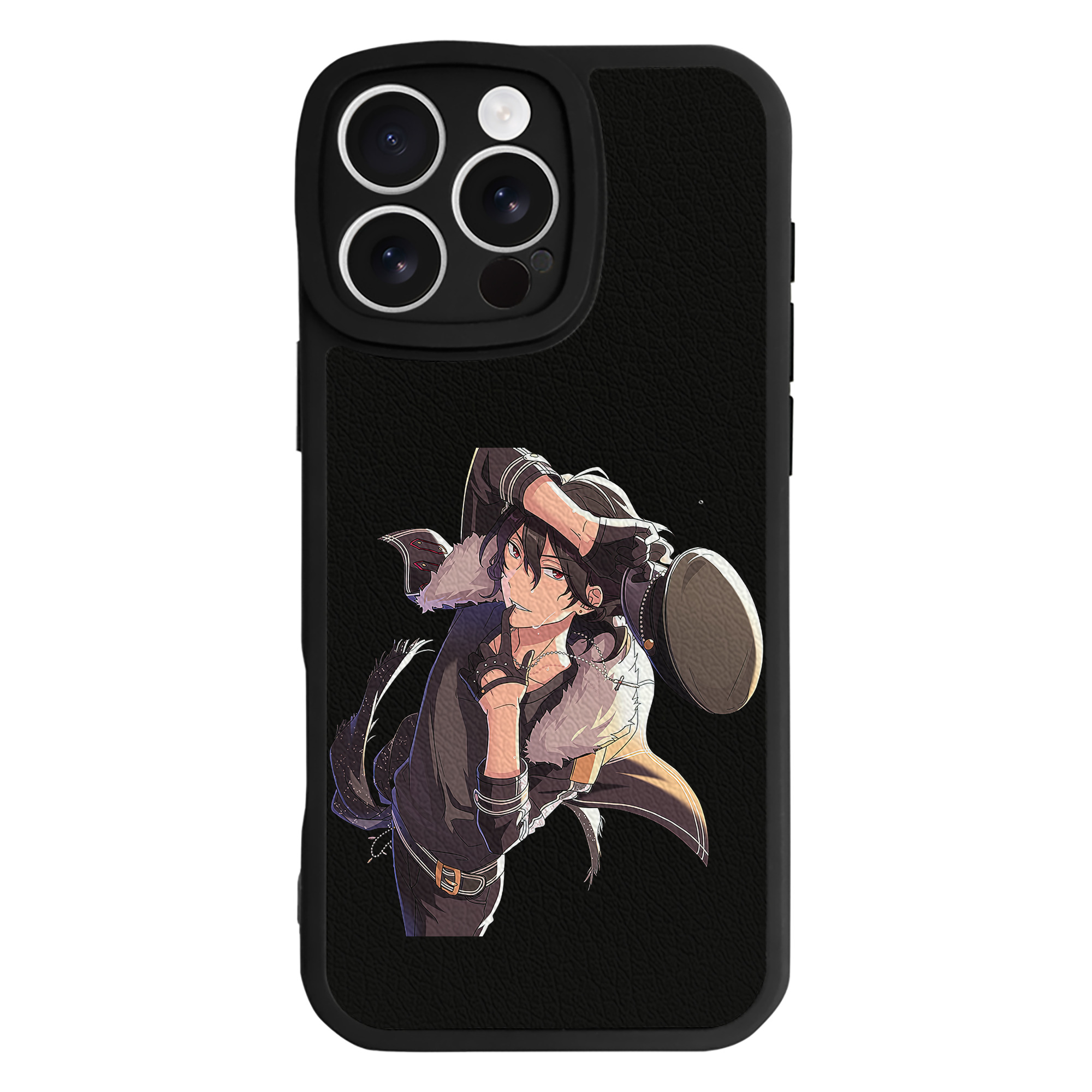 （画像用） あんさんぶるスターズ! Ensemble Stars 【iPhone 16シリーズ対応】シリコンスマホケース（レザー調） 材質：シリコン